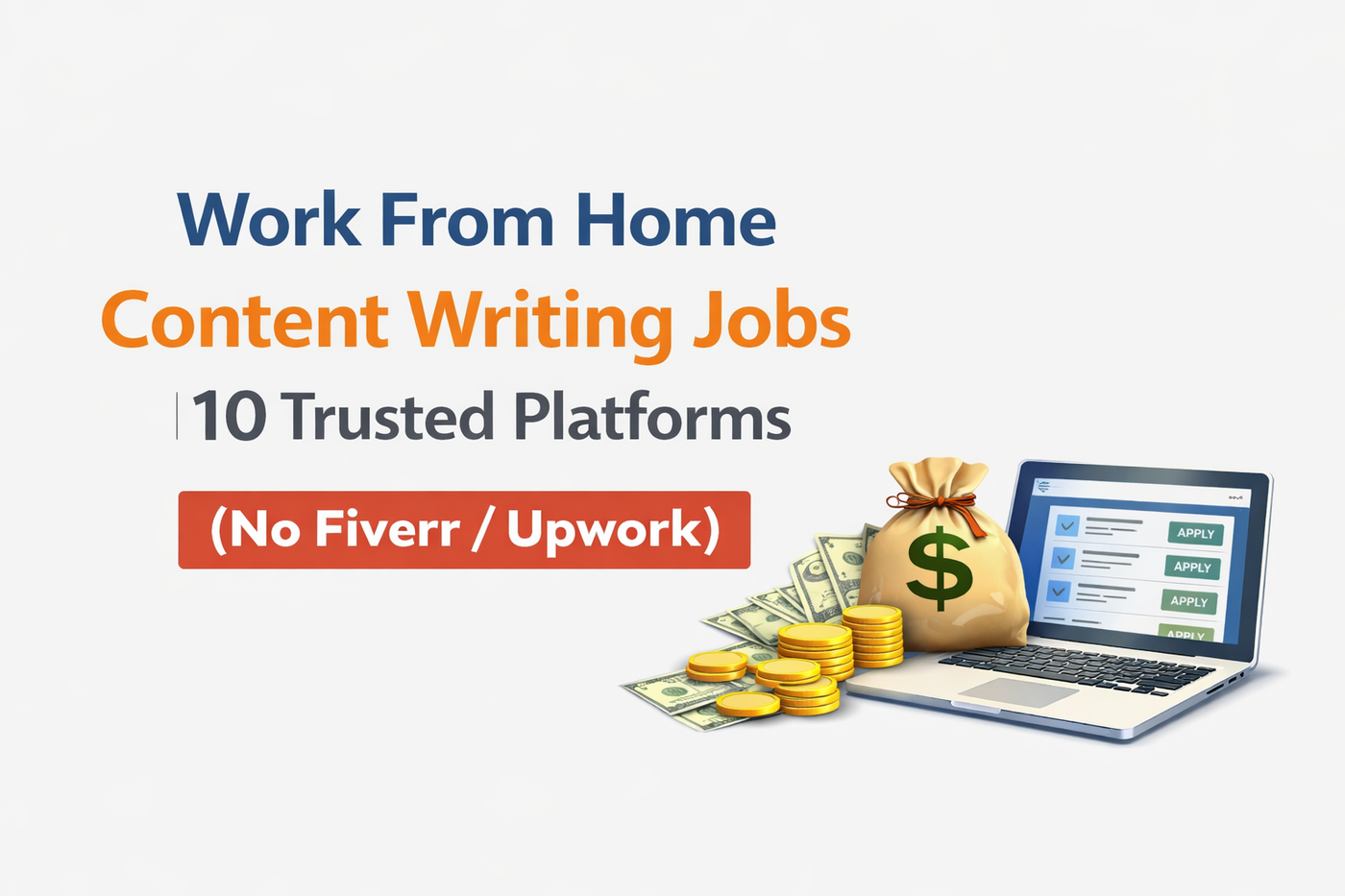 Work From Home Content Writing Jobs π° | 10 Trusted Platforms (No Fiverr/Upwork)